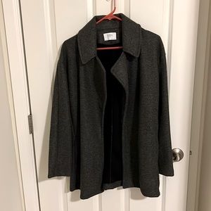 ZARA charcoal gray coat
